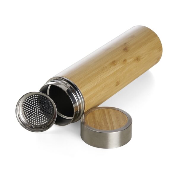 Garrafa Personalizada Bambu Térmica 500ml com Infusor - HUBZB-18642 - Image 3
