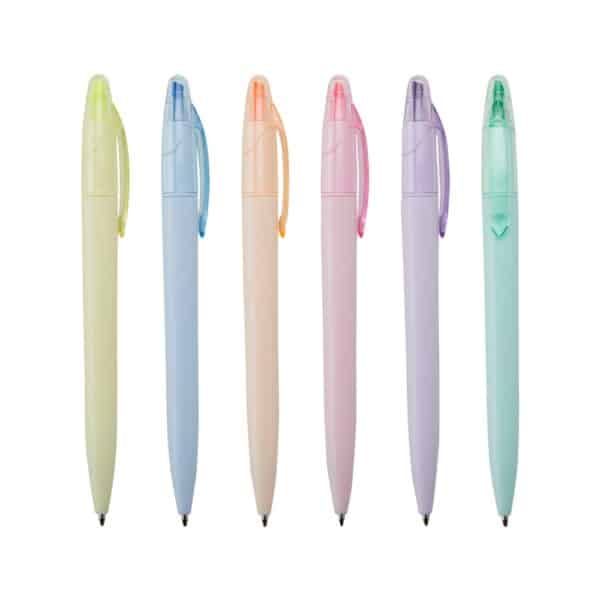 Caneta Personalizada Plástica Marca Texto - HUBZB-06055