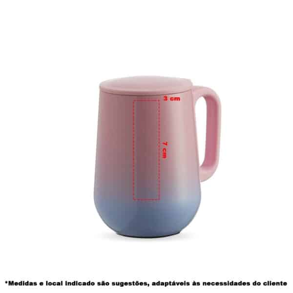 Caneca Personalizada Térmica Bicolor 250 ml - HUBZB-18720 - Image 3