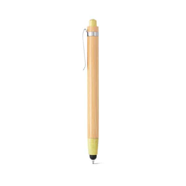 Caneta Personalizada Esferográfica em Bambu com Ponteira Touch - HUBSP-81012 - Image 4