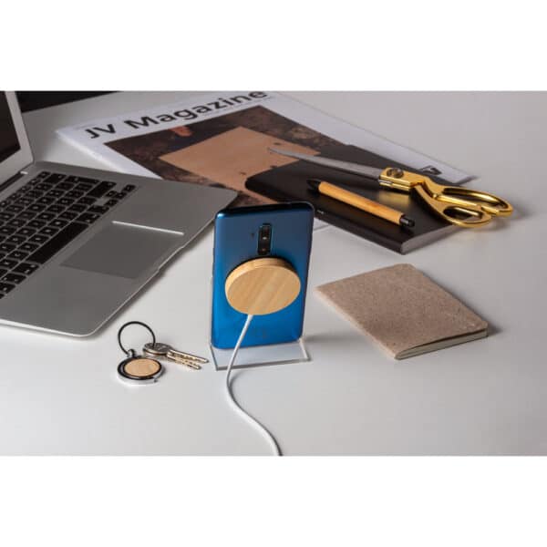 Carregador Magnético Personalizado Wireless Bambu - HUBSP-97128 - Image 8