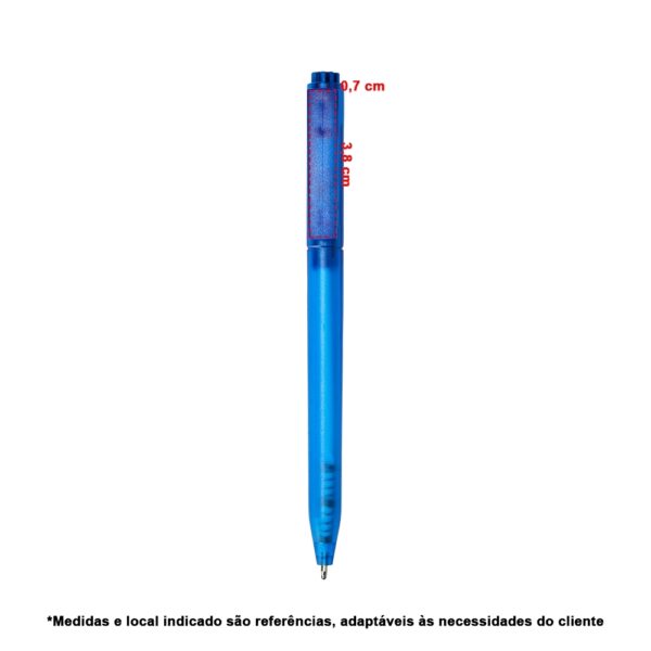 Caneta Personalizada Plástica - HUBZB-1099T - Image 4
