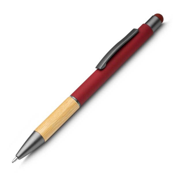 Caneta Personalizada Metal Bambu Touch - HUBZB-15011 - Image 7