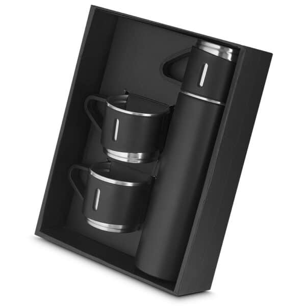 Garrafa Térmica Personalizada 500ml com 3 Xícaras - HUBAS-KGC100