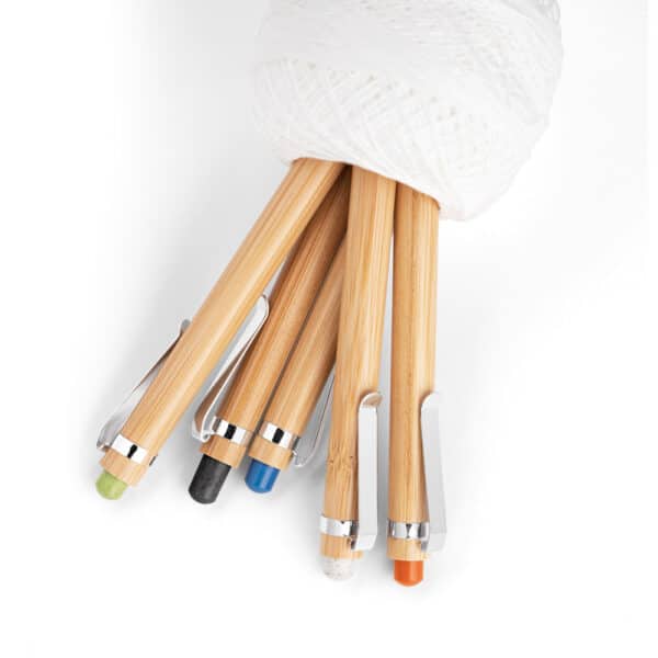 Caneta Personalizada Esferográfica em Bambu com Ponteira Touch - HUBSP-81012 - Image 13