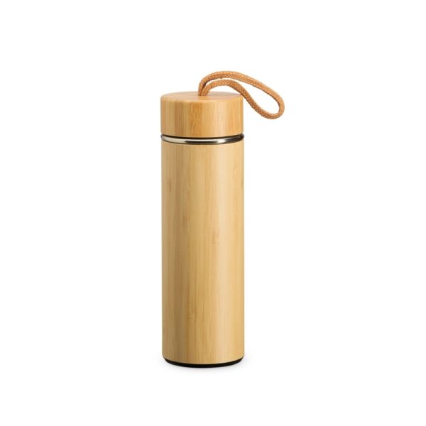 Garrafa Térmica Personalizada em Bambu 400ml com Difusor - HUBZB-02403 - Image 2