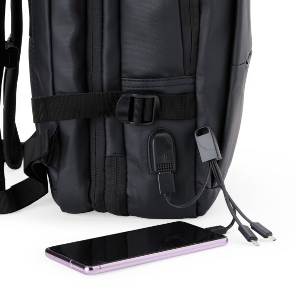 Mochila Personalizada Expansível Couro Sintético 36 Litros - HUBZB-08084 - Image 7